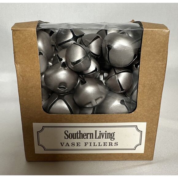 Dillard Exclusive Southern Living Christmas Silver Bells Vase Fillers 1.5 Pounds - Picture 1 of 7